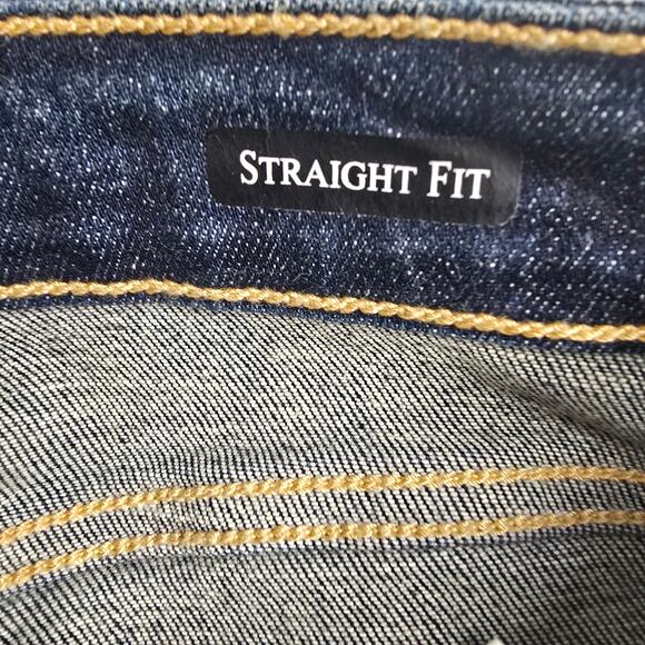 Judy Blue Lisse Mid Rise Ripped Straight Fit Jeans Size 11/30 - Picture 7 of 10